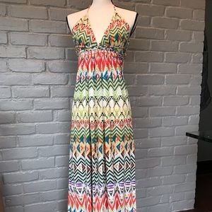 Sky maxi dress